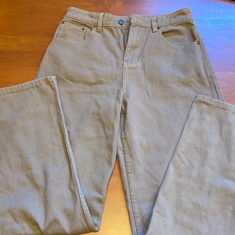 Oversized denim pants